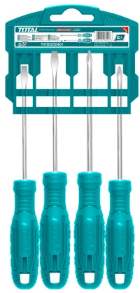 TOTAL 4 pcs screwdriver set THTDC250401