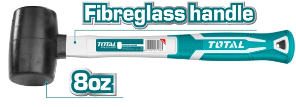 TOTAL Rubber hammer THT76816