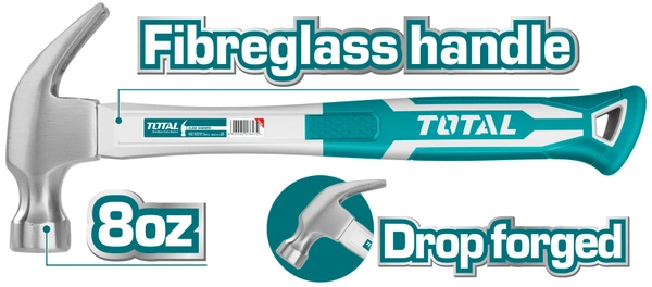 TOTAL Claw hammer THT7386