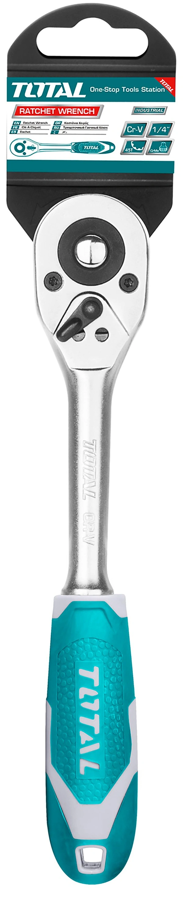 TOTAL 1/4"-ratchet wrench THT106146