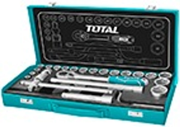 TOTAL 24Pcs 1/2" socket set THT141253