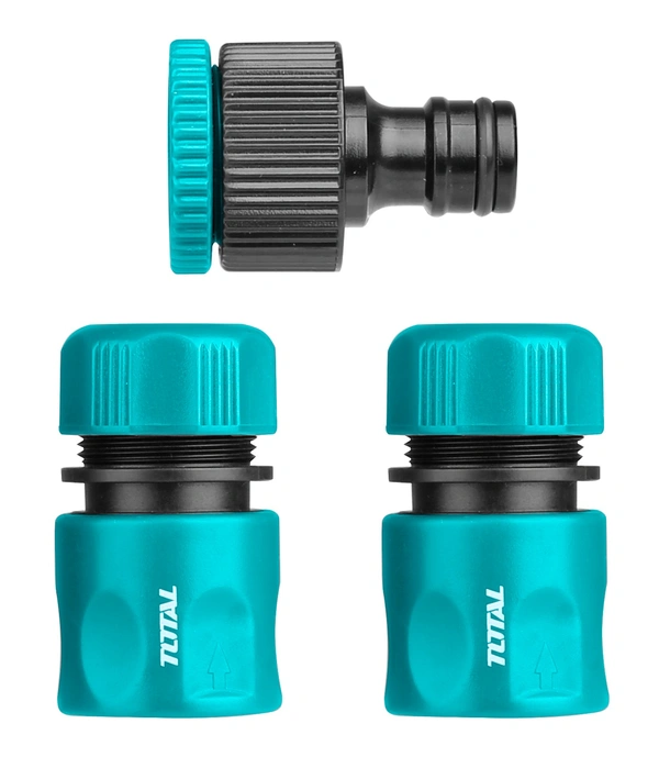 TOTAL 3pcs Hose quick connectors set THWS030301