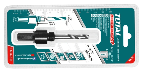 TOTAL Arbor for hole saw TAC4201