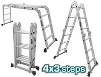TOTAL Multi-purpose aluminium ladder THLAD04431