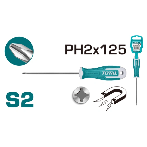 TOTAL Phillips screwdriver THT26PH2125