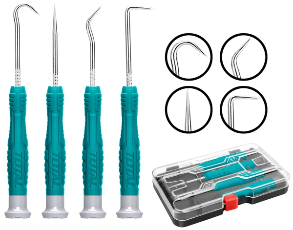 TOTAL 4Pcs Pick and Hook Set TPHSK0401