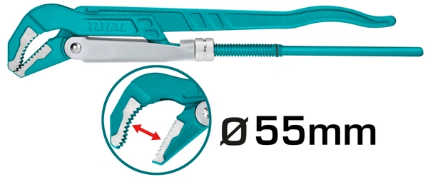 TOTAL 45 heavy duty swedish pipe wrench THT172153