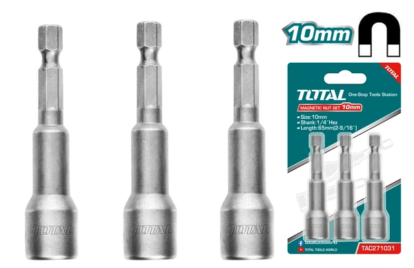 TOTAL Magnetic Nut Set TAC271031