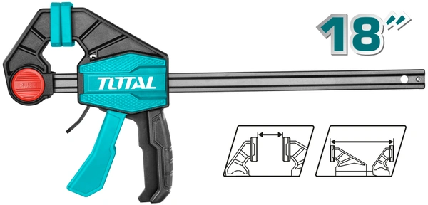 TOTAL Quick bar clamps THT1340603