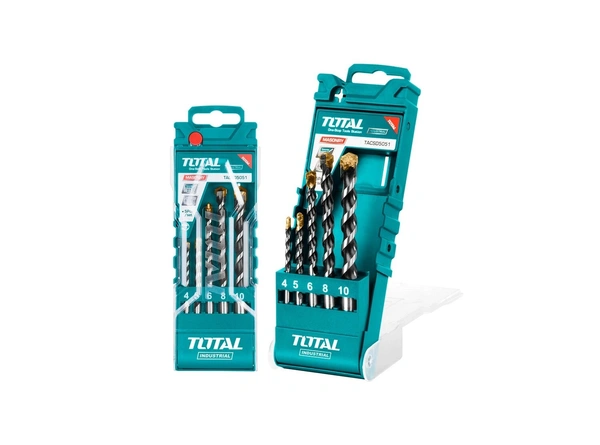 TOTAL Masonry drill bit set TACSD5051