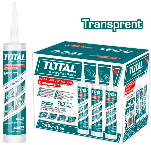 TOTAL Acetic Silicone Sealant?Transparent? THT3512