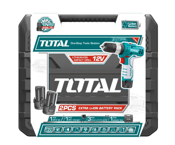 TOTAL Lithium-Ion impact drill TIDLI1232