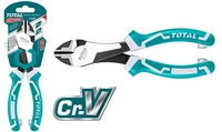 TOTAL High leverage heavy-duty diagonal cutting pliers THT27716S