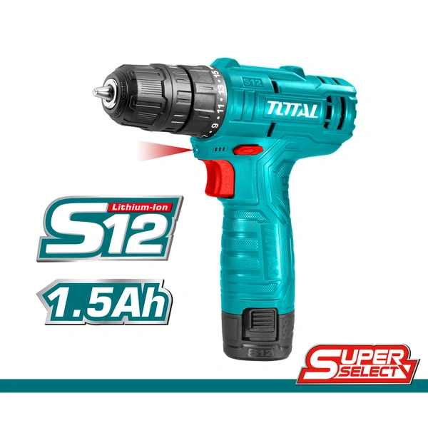 TOTAL Lithium-Ion cordless drill TDLI12415