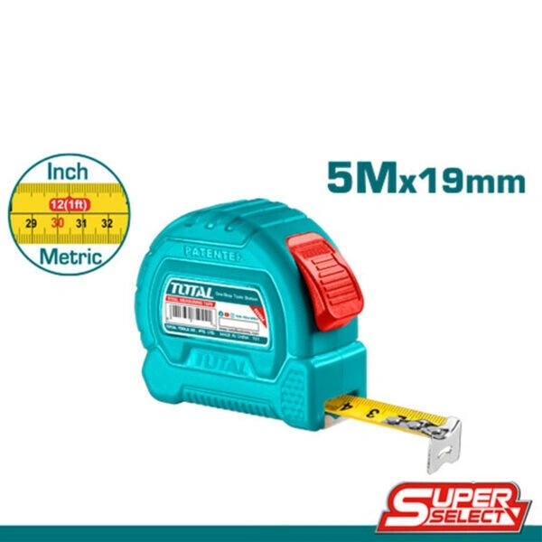 TOTAL Steel measuring tape TMT37519