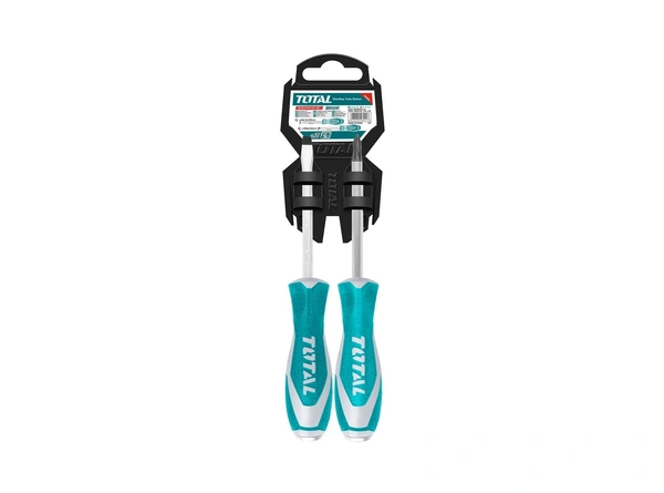 TOTAL 2Pcs go-through screwdriver set THGSS35121