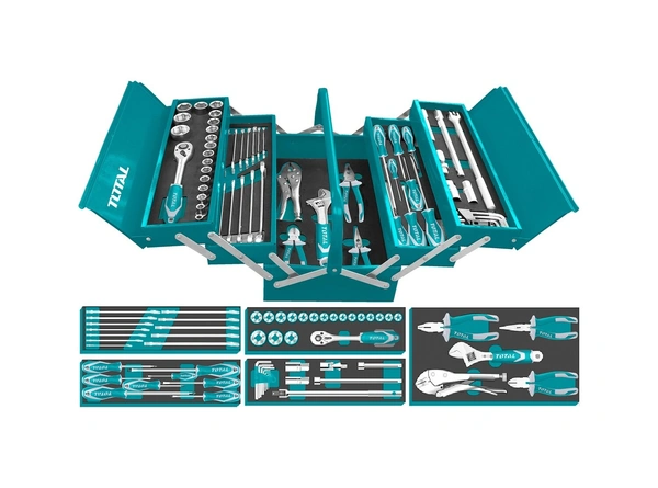 TOTAL 59 Pcs Tool Chest Set THTCS12591