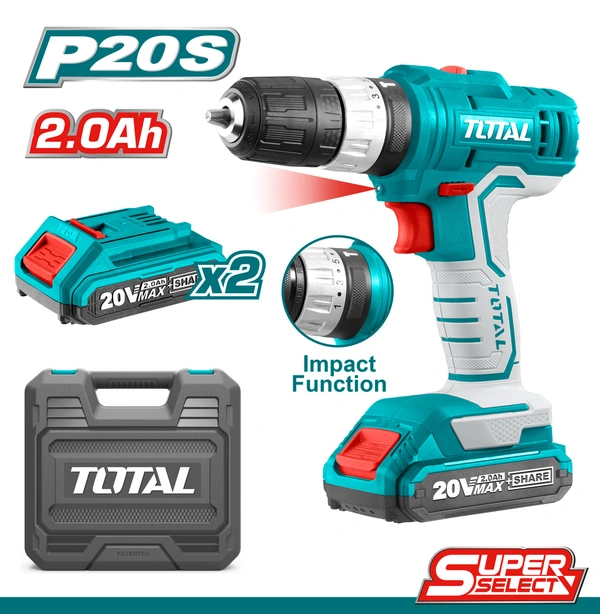 TOTAL Li-ion impact drill TIDLI20012