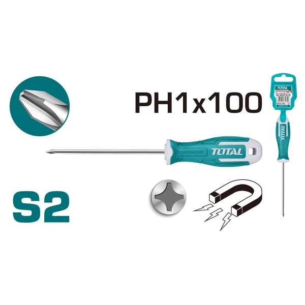 TOTAL Phillips screwdriver THT26PH1100