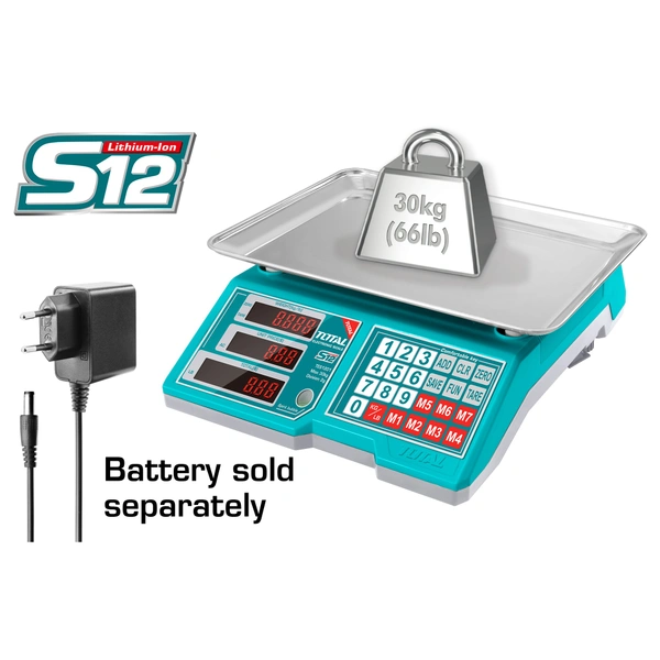 TOTAL Lithium-Ion Scale TES1201