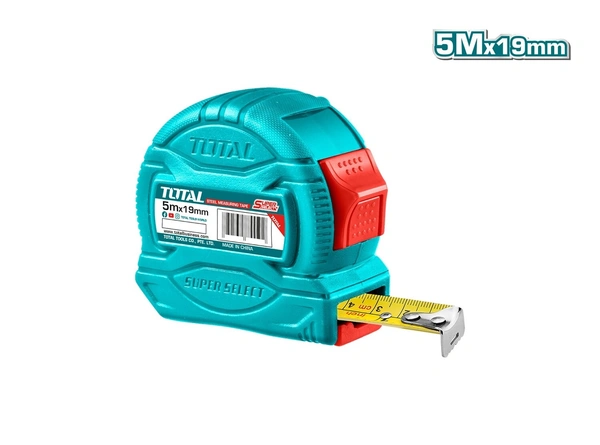 TOTAL Steel measuring tape TMT34519