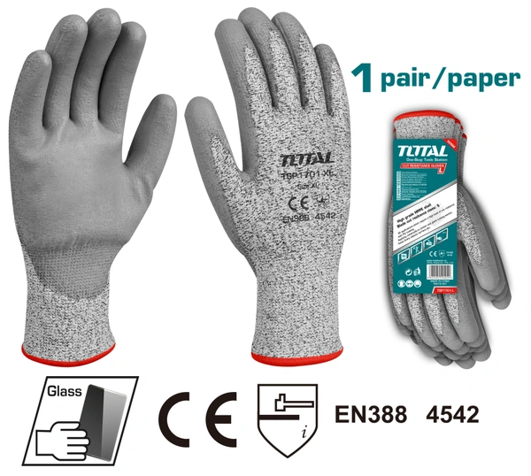 TOTAL Cut-resistance gloves TSP1701-XL