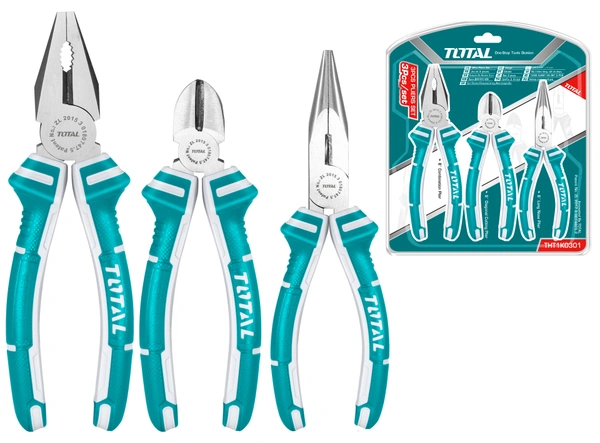 TOTAL 3pcs Pliers set THT1K0301