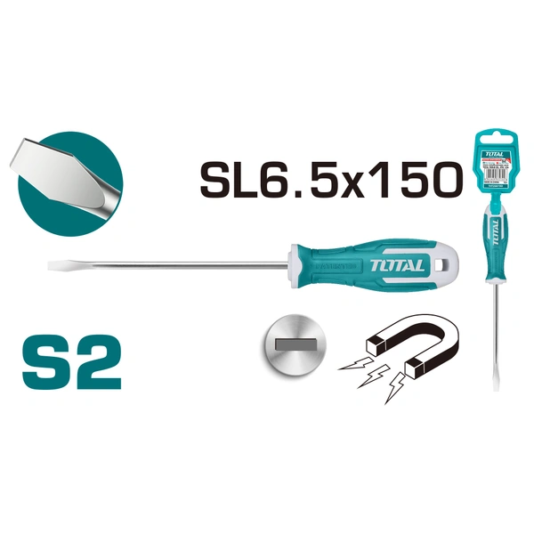 TOTAL Slotted screwdriver THT266150