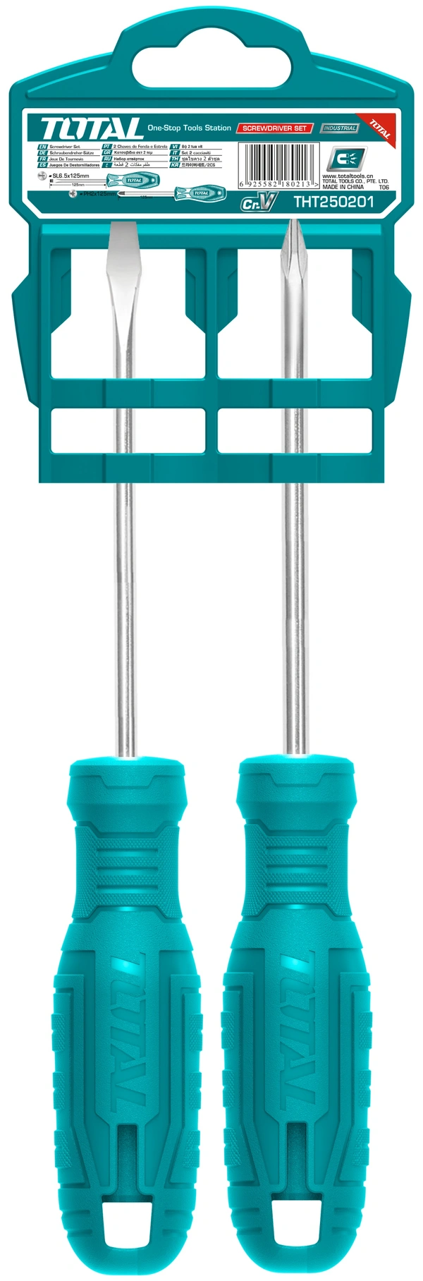 TOTAL 2 Pcs screwdriver set THTDC250201