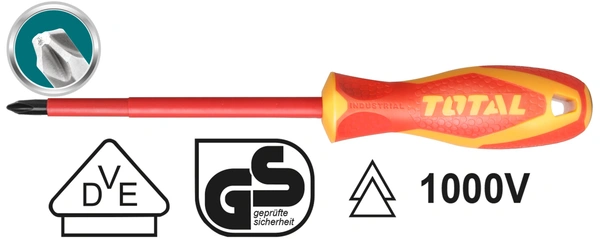 TOTAL Insulated Screwdriver THTISPH2100