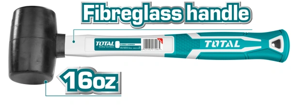 TOTAL Rubber hammer THT761616