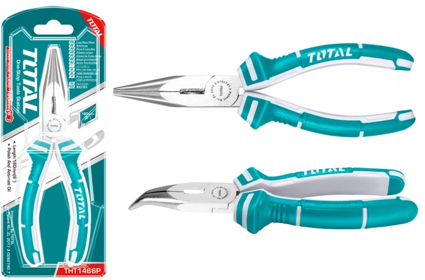 TOTAL Bent nose pliers THT1466P
