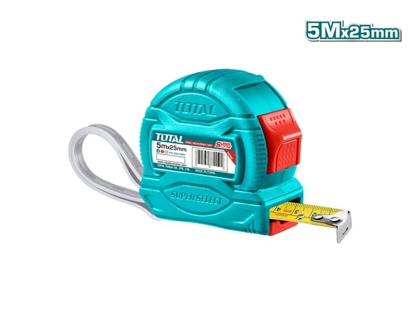 TOTAL Steel measuring tape TMT34525