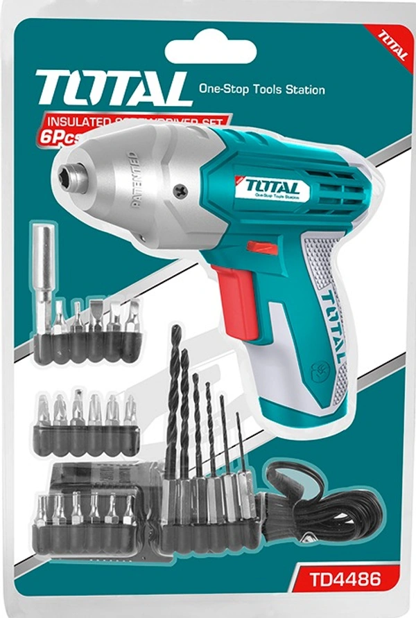 TOTAL Cordless Screwdriver  TD4486