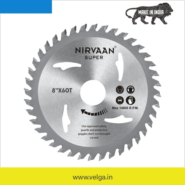NIRVAAN SUPER TCT BLADE 8''X60T 