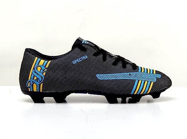 SEGA Spectra Football Shoes by Star Impact Pvt. Ltd. - 7, black, FOOTBOLL SHOES