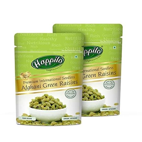 Happilo Afghani Green Kismis (Raisins) - 200g