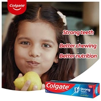 Colgate Strong Teeth Cavity Protection Toothpaste, Colgate Toothpaste with Calcium Boost, India's No.1 Toothpaste - 200g