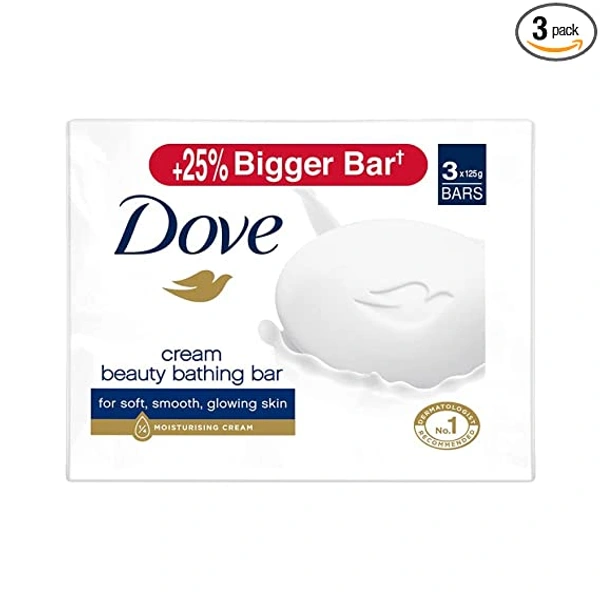 Dove Soap Pack of 3 125g Each Rs.280