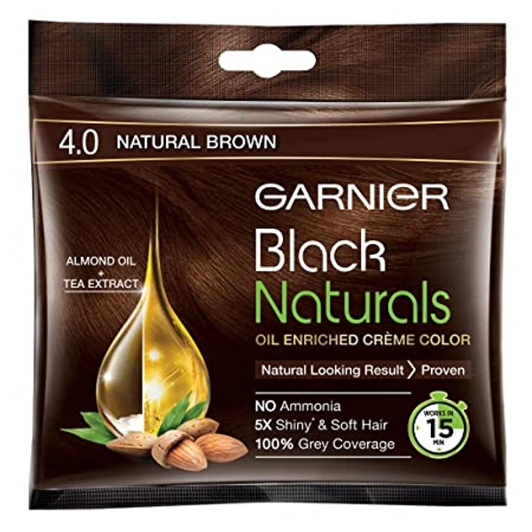Garnier Black Naturals Rs.45 - 4N Natural Brown