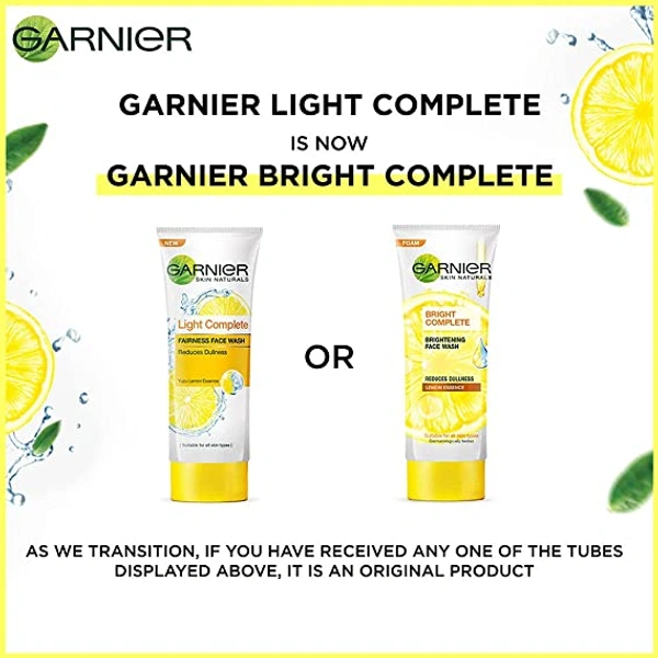 Garnier Light Face Wash 100g Lemon Rs.189