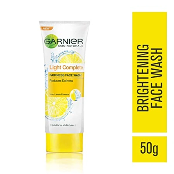Garnier Light Face Wash 50g Lemon