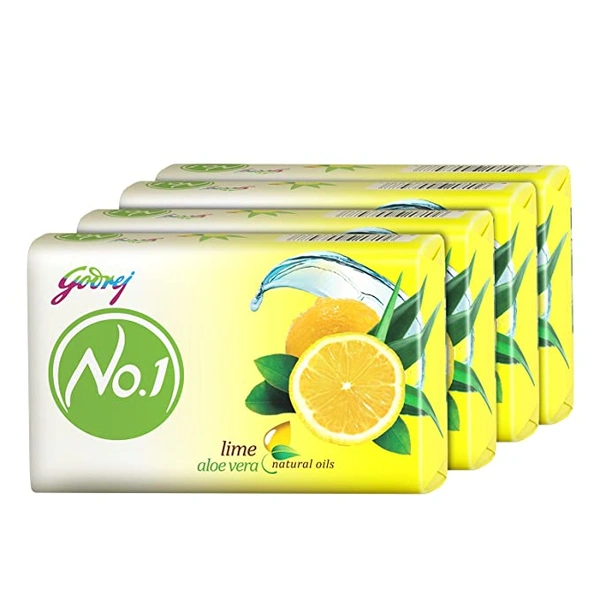 Godrej No.1 Pack of 3+1  150gm Each Rs.189 - Lime