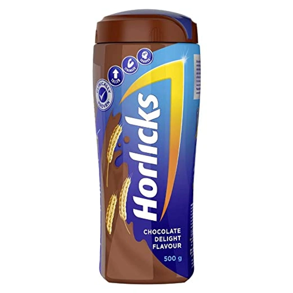 Horlicks Health and Nutrition drink - 500 g Pet Jar (Chocolate flavor)