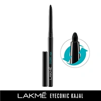 Lakme Eyeconic Kajal, Black, Water Proof, Smudge Proof, Lasts Upto 22 Hrs, 0.35 g