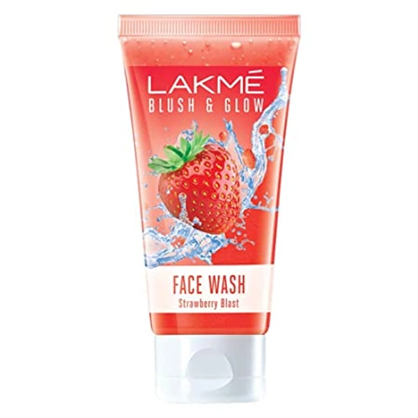 Lakme Blush & Glow Strawberry Combo Face Wash With Fruit Extracts - 50g