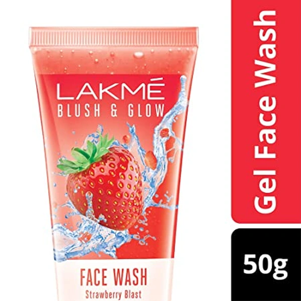 Lakme Blush & Glow Strawberry Combo Face Wash With Fruit Extracts - 50g