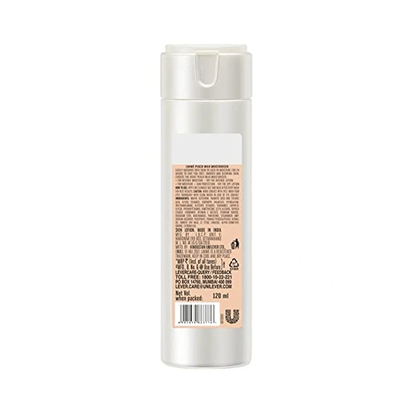 LAKME Peach Milk Body Lotion for Moisturizing, Dry Skin Type - 60ml
