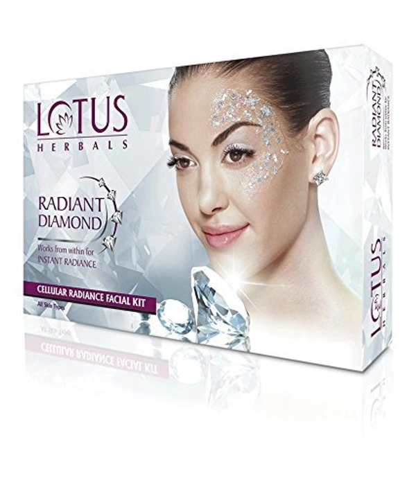 Lotus herbals Radiant Diamond Cellular Radiance 4in 1Facial Kit