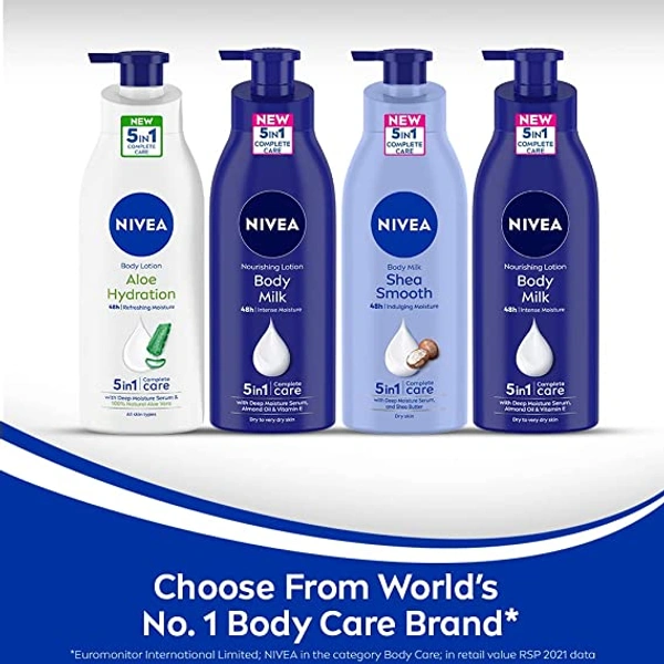 Nivea Body Milk Lotion 600ml Rs.625 - Pack Of 6
